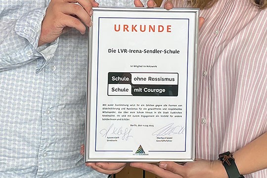 Urkunde des Netzwerkes 